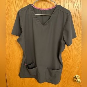 HeartSoul Grey Scrub Set